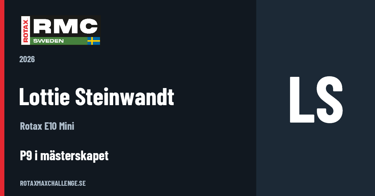 Förarkort för Lottie Steinwandt