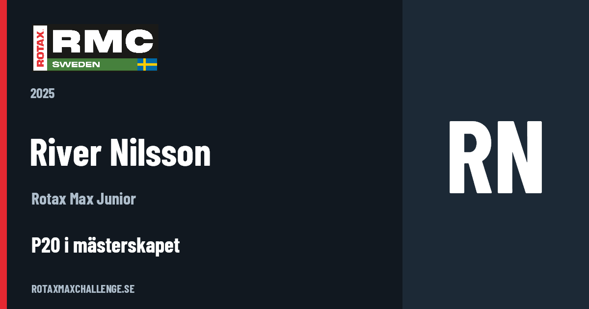 Förarkort för River Nilsson